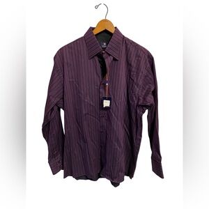 Marcello Sport Men’s Long Sleeve Button Up Dress Shirt Size Large NWT